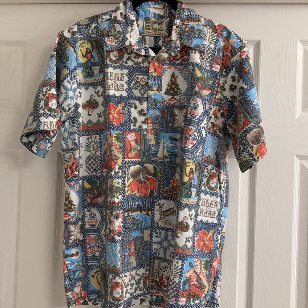Reyn Spooner, L, Hawaiian shirt, Christmas 2013
